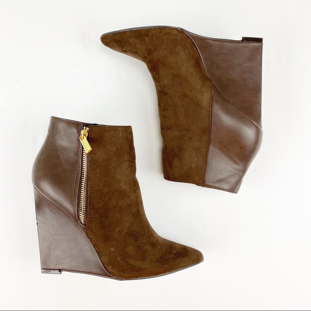 SHOEDAZZLE | Ashley Pointed Toe Bootie | 8.5